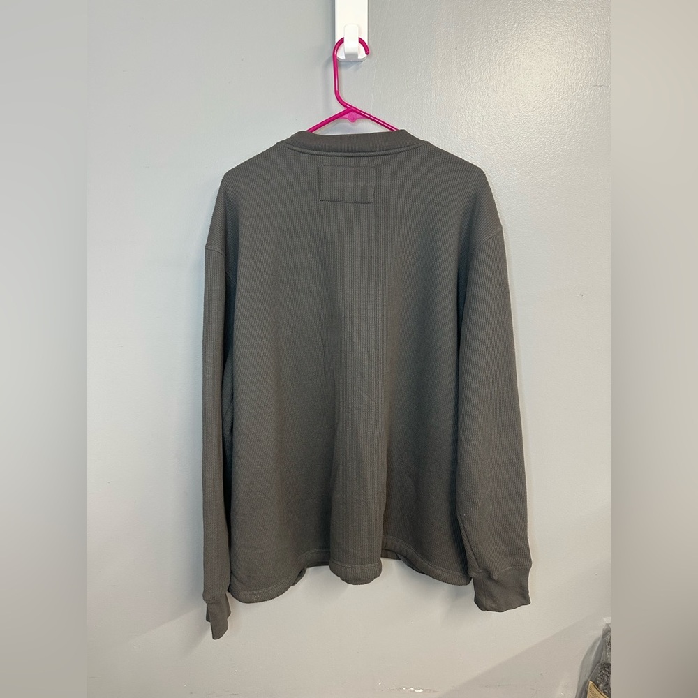 Smiths workwear men’s gray warm fuzzy pullover sweatshirt size Extra Large - Picture 7 of 10